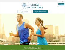 Tablet Screenshot of globalorthopedics.com